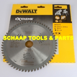 Cirkelzaagblad extreme 216x30mm 60 tanden Trapezium negatief SERIES 60 | DT4370